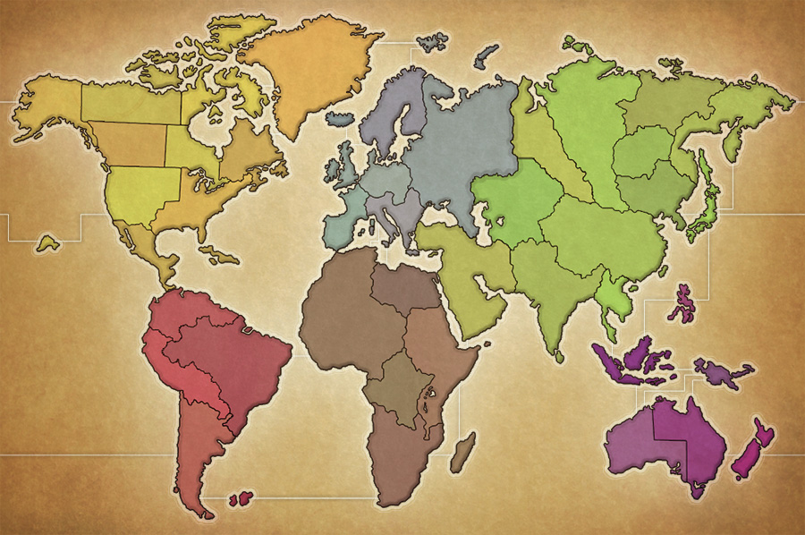 the map